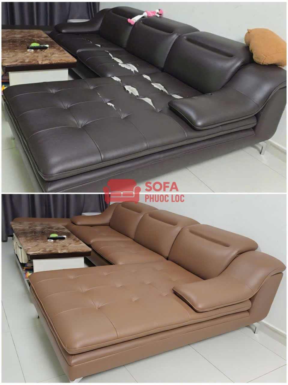 Bọc Ghế Sofa Bằng Da Công Nghiệp Tại TPHCM