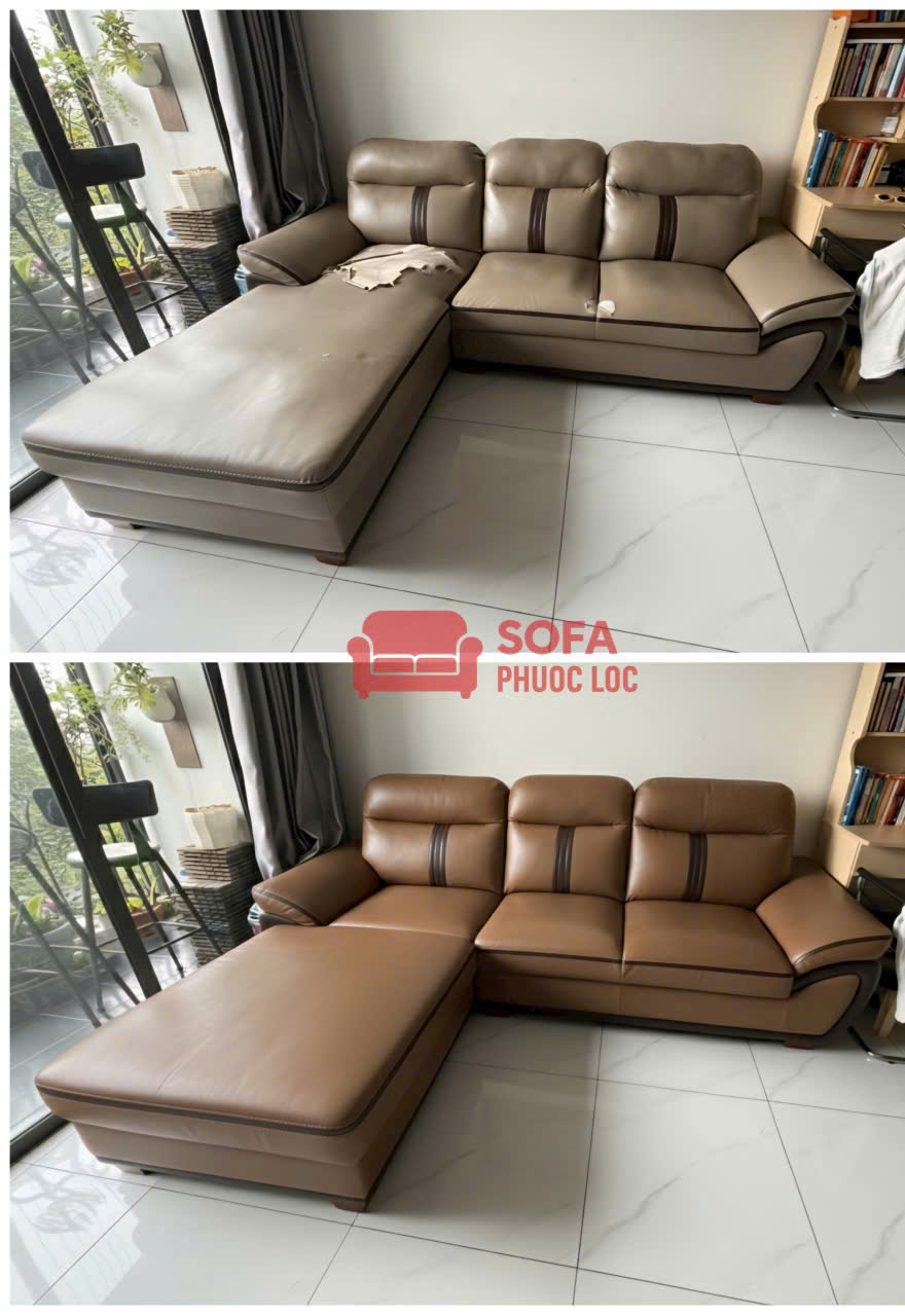 Bọc Ghế Sofa Bằng Da Công Nghiệp cao cấp