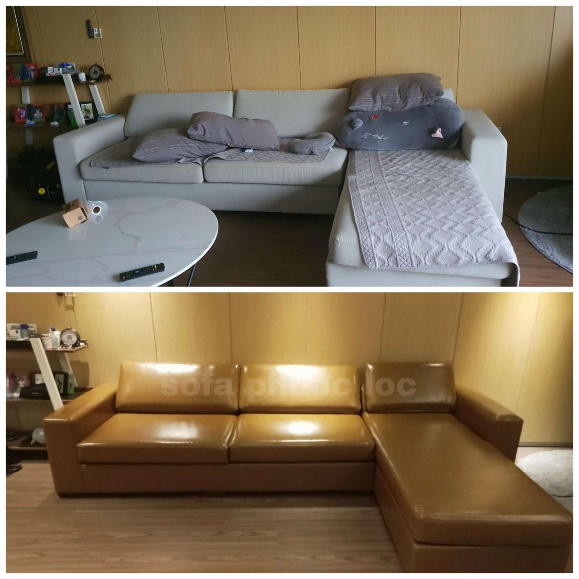 bọc ghế sofa da bình dương