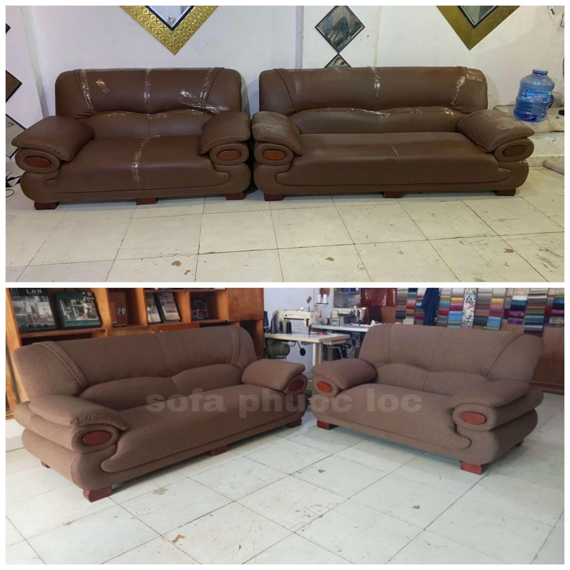 bọc ghế sofa long an tại nhà